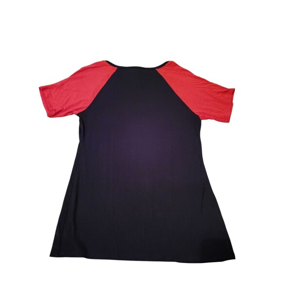 Women's Size Medium Harley-Davidson Tee Sparkly V-neck Vintage Look - Picture 5 of 5